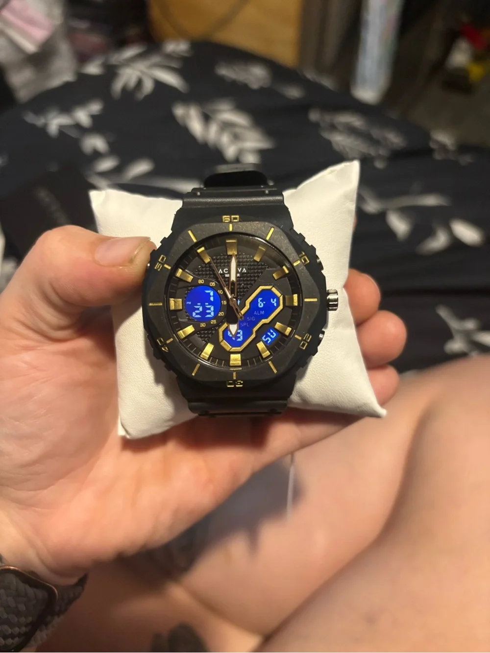 Activa X Invicta Digital Men's Watch - 48mm. Black (ACW8120-003)